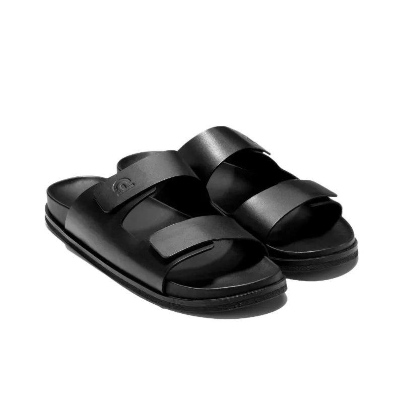 COLE HAAN Rubber Sole Slip Resistant Slide Slippers Men's Black-2