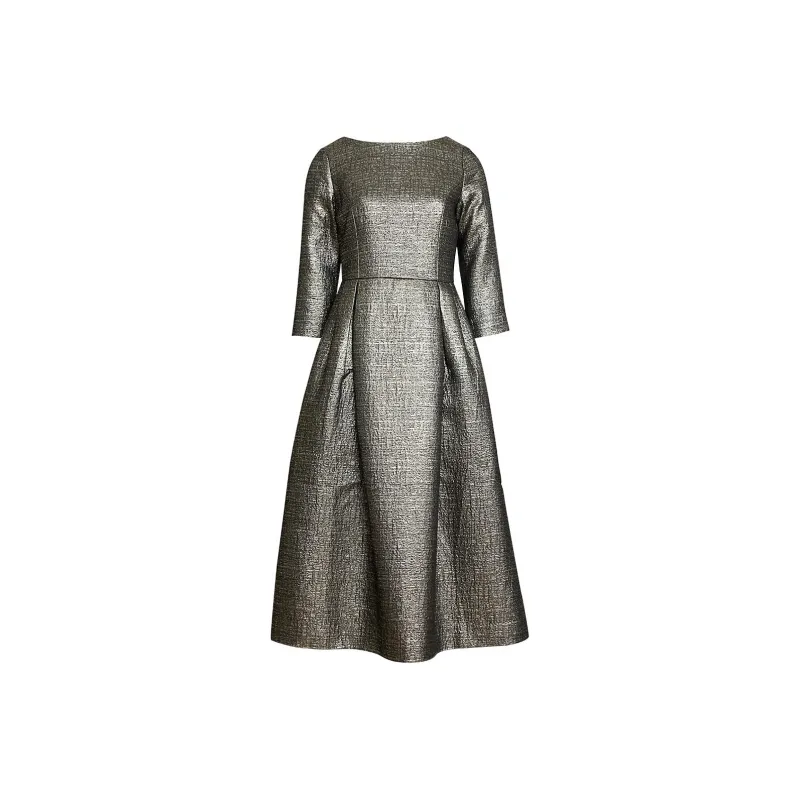 LIZZY Short Sleeved Dresses Women's Gold-0