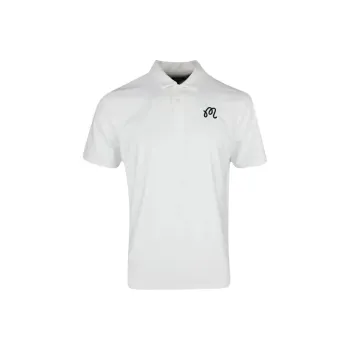 Malbon Golf Polo Shirt Men's White
