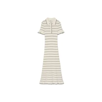 Sandro Striped Knitted Dress