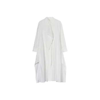 Yohji Yamamoto Belted Shirt Dress