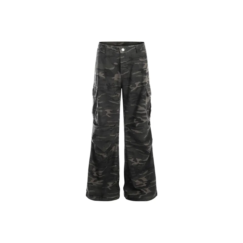 BEAR UNION Cargo Pants Unisex Camouflage-0