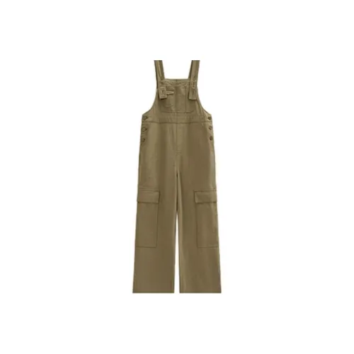 Fragment Overalls Women's Coffee Green
