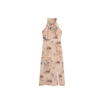 SETIROM Dress Women's Light Khaki