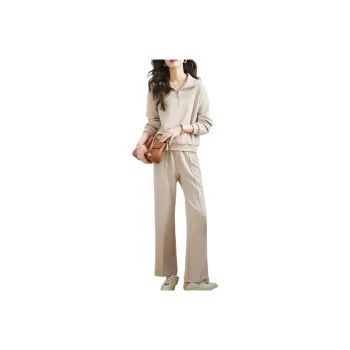 Mo Han Yi Mei Casual Suit Women's Greige