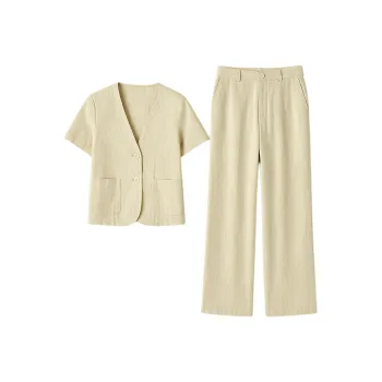 LUYOUYE Business Suit Women's Light Tea Green