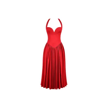HOUSE OF CB COQUETTE Slip Dresses Women's RED/Red