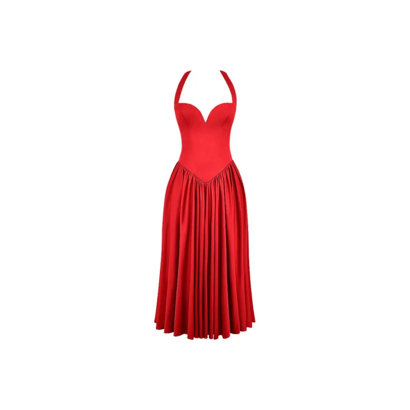 HOUSE OF CB COQUETTE Slip Dresses Women's RED/Red-0