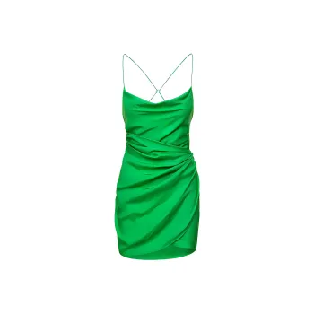 GAUGE81 Scoop neck Gathered Minidress