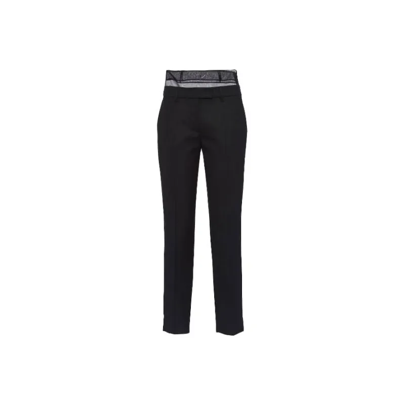 PRADA Suit Trouser Women's Black-0