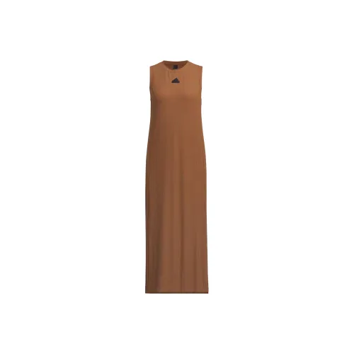 Adidas Sleeveless Dress Women's Brown