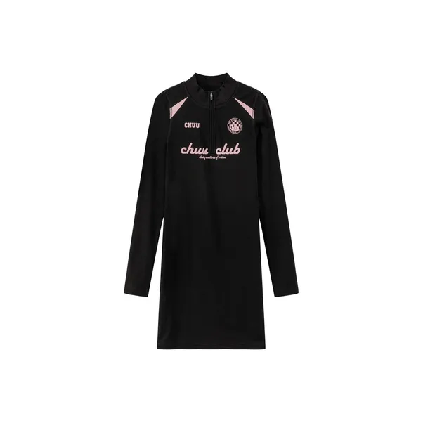 CHUU Long Sleeved Dresses Women's Black-0