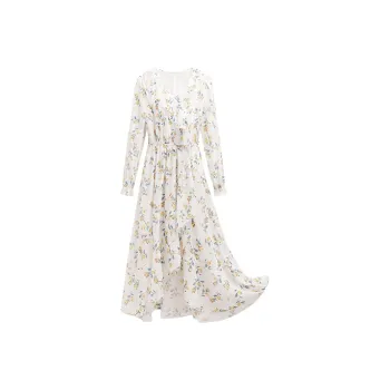 MOPB Long Sleeved Dresses Women's Apricot