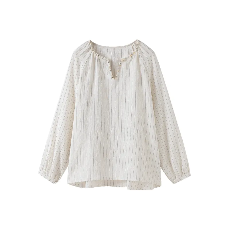Hang Yi Court Shirts Women's Khaki-0