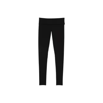 Victoria's Secret PINK COTTON HIGH-WAIST LEGGINGS/Black Leggings Women's Black