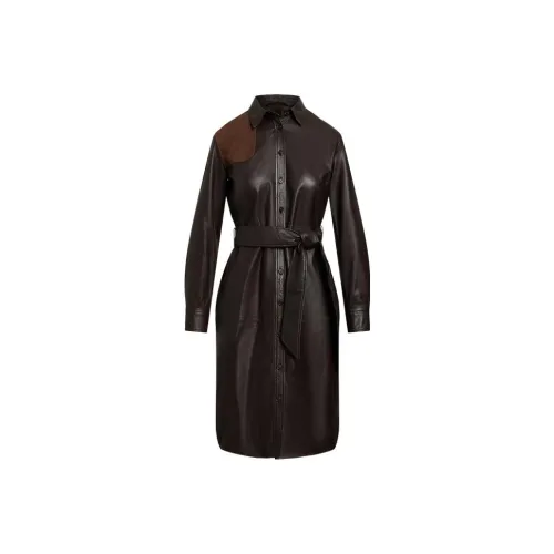 Polo Ralph Lauren Long-Sleeved Dresses Women's Brown