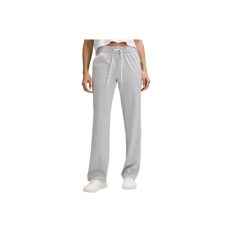 Lululemon Knitted Sports Pants Women's Gray White-15