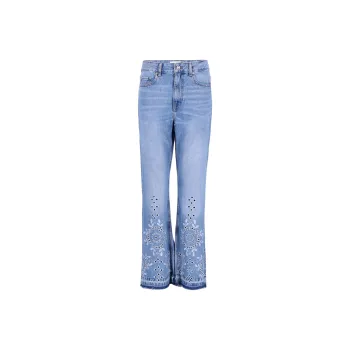 GANNI Broderie anglaise Jeans