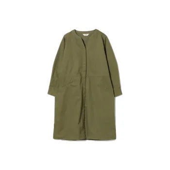 Beams Long Sleeved Dresses Women's Olive Green