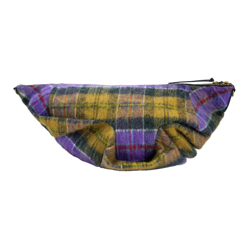 Vivienne Westwood Wool Handbag, Shoulder Bag Tubas Women's Purple & Multicolor-2
