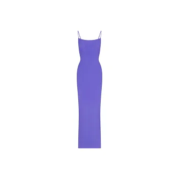 SKIMS SOFT LOUNGE LONG SLIP DRESS Slip Dresses Women's Tanzanite