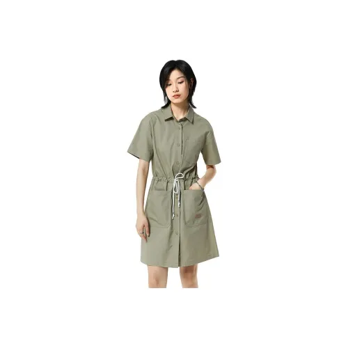 Dickies Short Sleeved Dresses Women's Sand/CH1