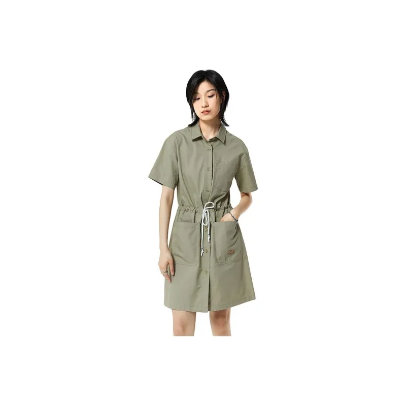 Dickies Short Sleeved Dresses Women's Sand/CH1-0