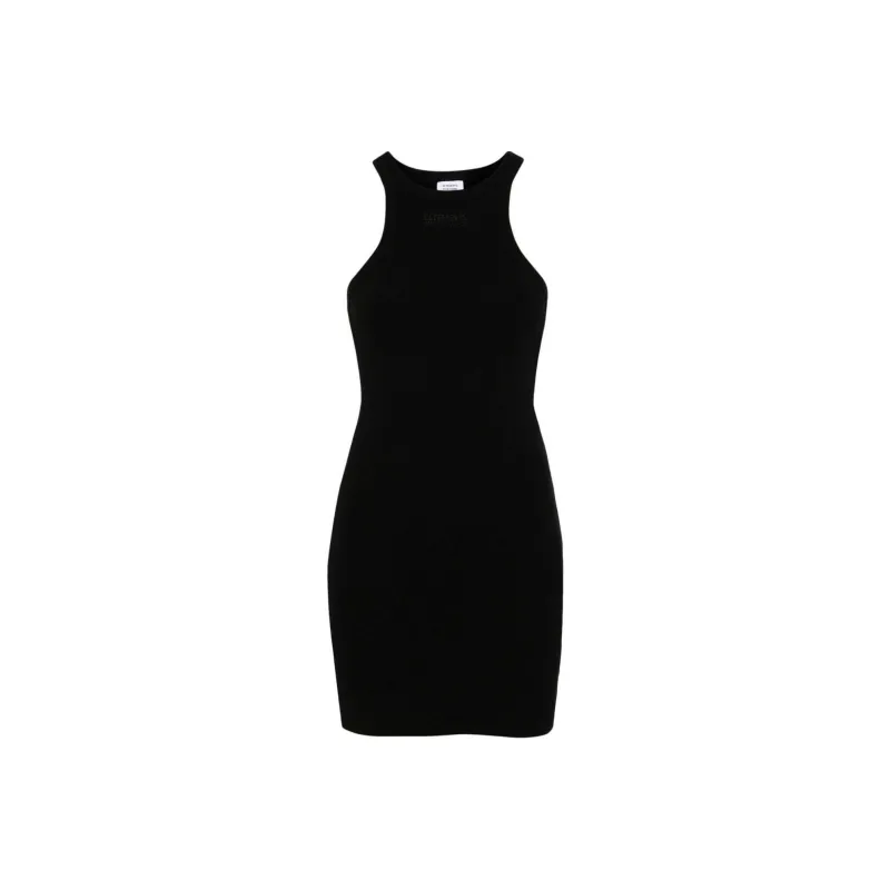 Vetements Racerback Ribbed Mini Dress 'Black'-0