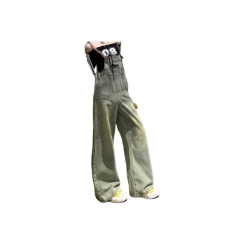 ZXZA Overalls Women's Yellow Mud