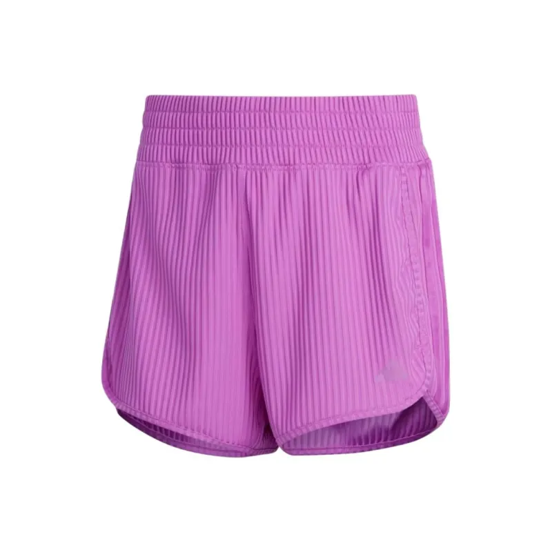 Adidas Free Shipping With AdiClub Pacer All Gym Seasonal Rib High-Rise Tonal 3-Stripes Shorts-0