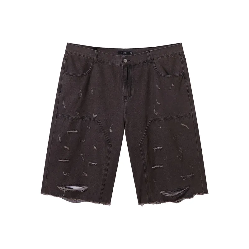 N MAX Denim Shorts Unisex-0
