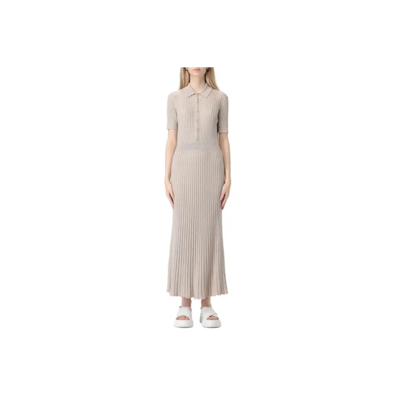 GABRIELA HEARST Short-Sleeved Dresses Women's Beige-0