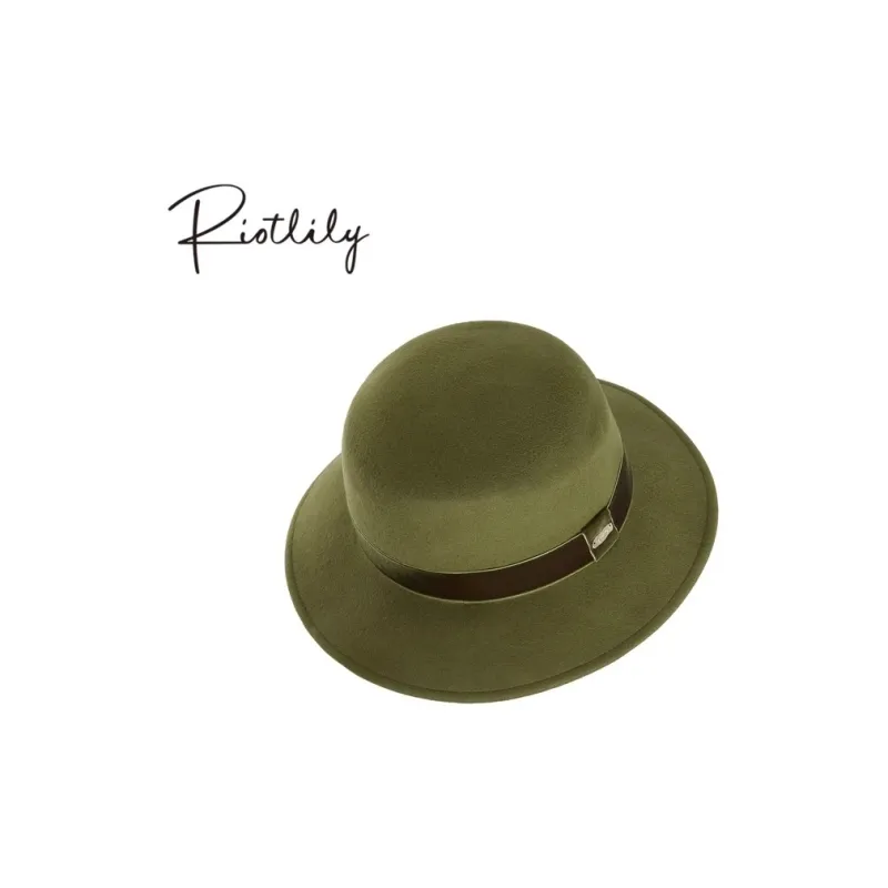 RiotLILY Sheep Wool Top Hats Women's-3