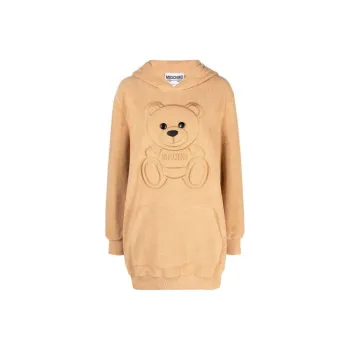 MOSCHINO Long-Sleeved Dresses Women's Beige Yellow