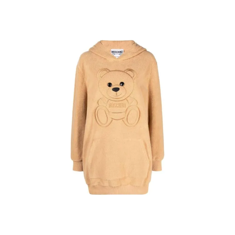 MOSCHINO Long-Sleeved Dresses Women's Beige Yellow-0