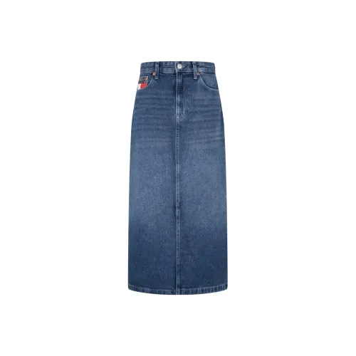 tommy high Hilfiger Denim Long Skirt Women's Denim Blue