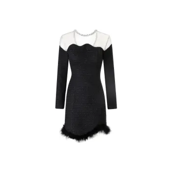 Misi Camii Long Sleeved Dresses Women's Black