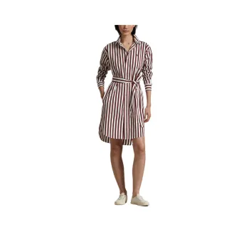 Polo Ralph Lauren Long-Sleeved Dresses Women's Red White
