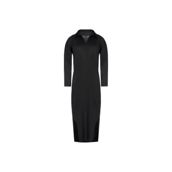 ISSEY MIYAKE Long-Sleeved Dresses Women's Black
