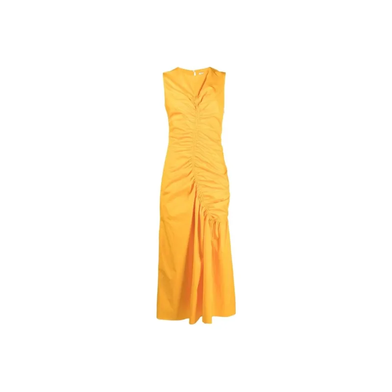 Sandro Sleeveless Dresses Women's Yellow-0