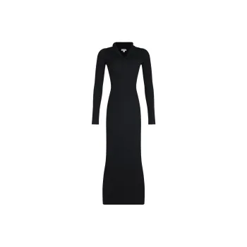 Alaia Ribbed Knit Dress