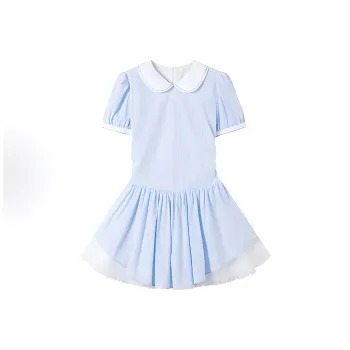 KEAB Short Sleeved Dress Women's Blue