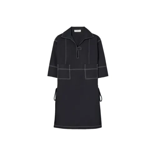 TORY BURCH SS23 Long Sleeved Dress Women's Black