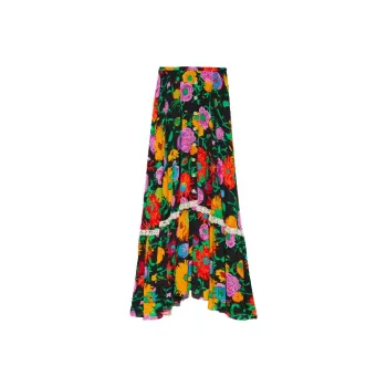 GUCCI X Ken Scott Floral Printed Skirt