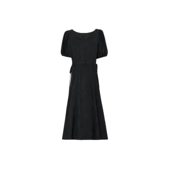 PLANE DRIFT Short Sleeved Dress Women's Black