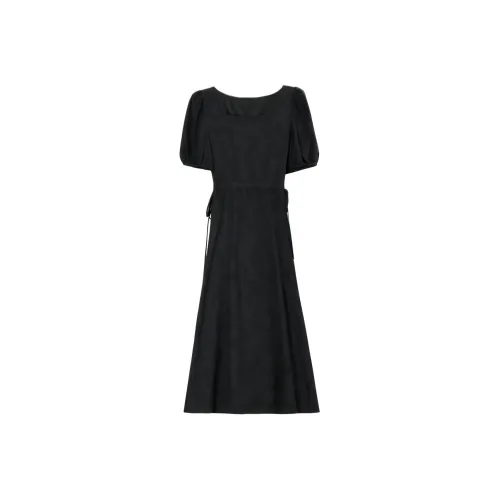 PLANE DRIFT Short Sleeved Dress Women's Black