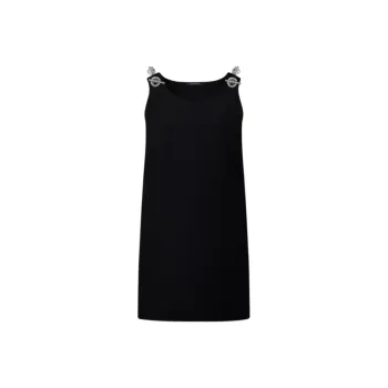 LOUIS VUITTON Chain Strap Technical Gabardine Dress