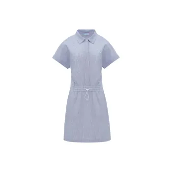 LI NING 1990 x Clove Short Sleeved Dress Women's Shadow Purple Blue