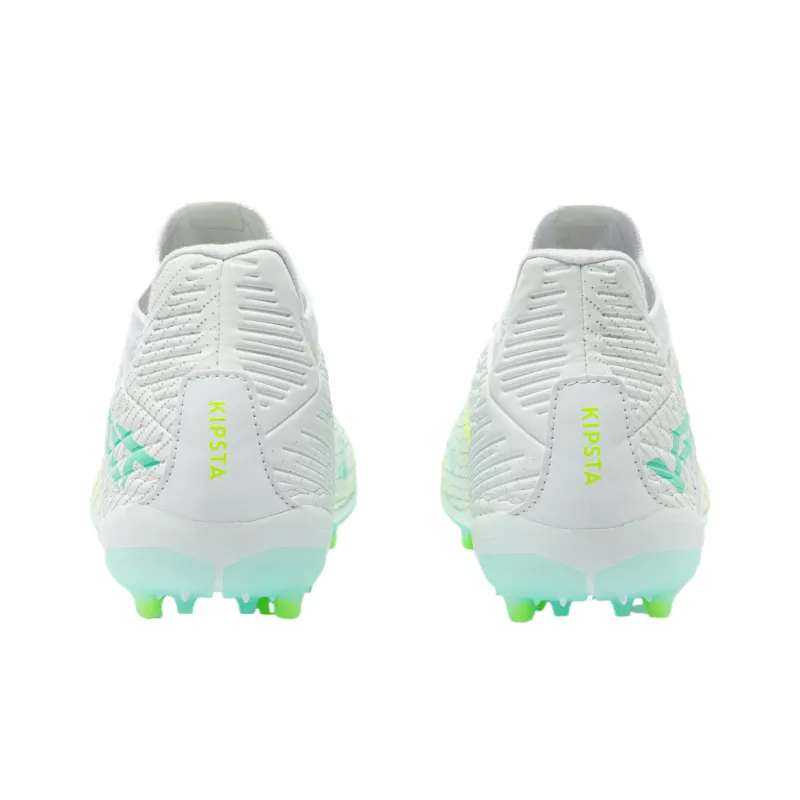 DECATHLON Viralto 3 AG Rubber Short Studs MG Rubber Short Studs Soccer Shoes Women's White Green-4