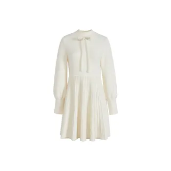 KUOSE Long Sleeved Dress Women's Apricot
